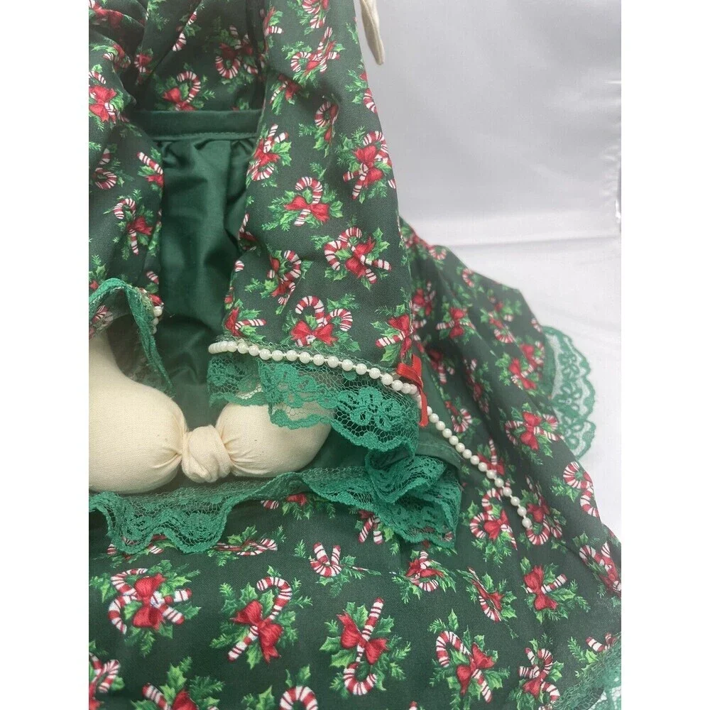 Vintage Bunny Rabbit 26” Handmade Rag Green Clothing Doll Primitive Floppy Ears